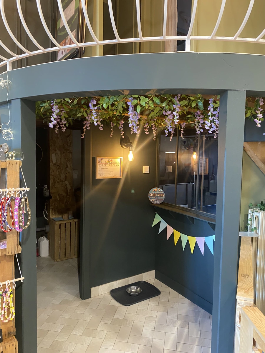 Cabine de toilettage chez Happy Dog Belfort